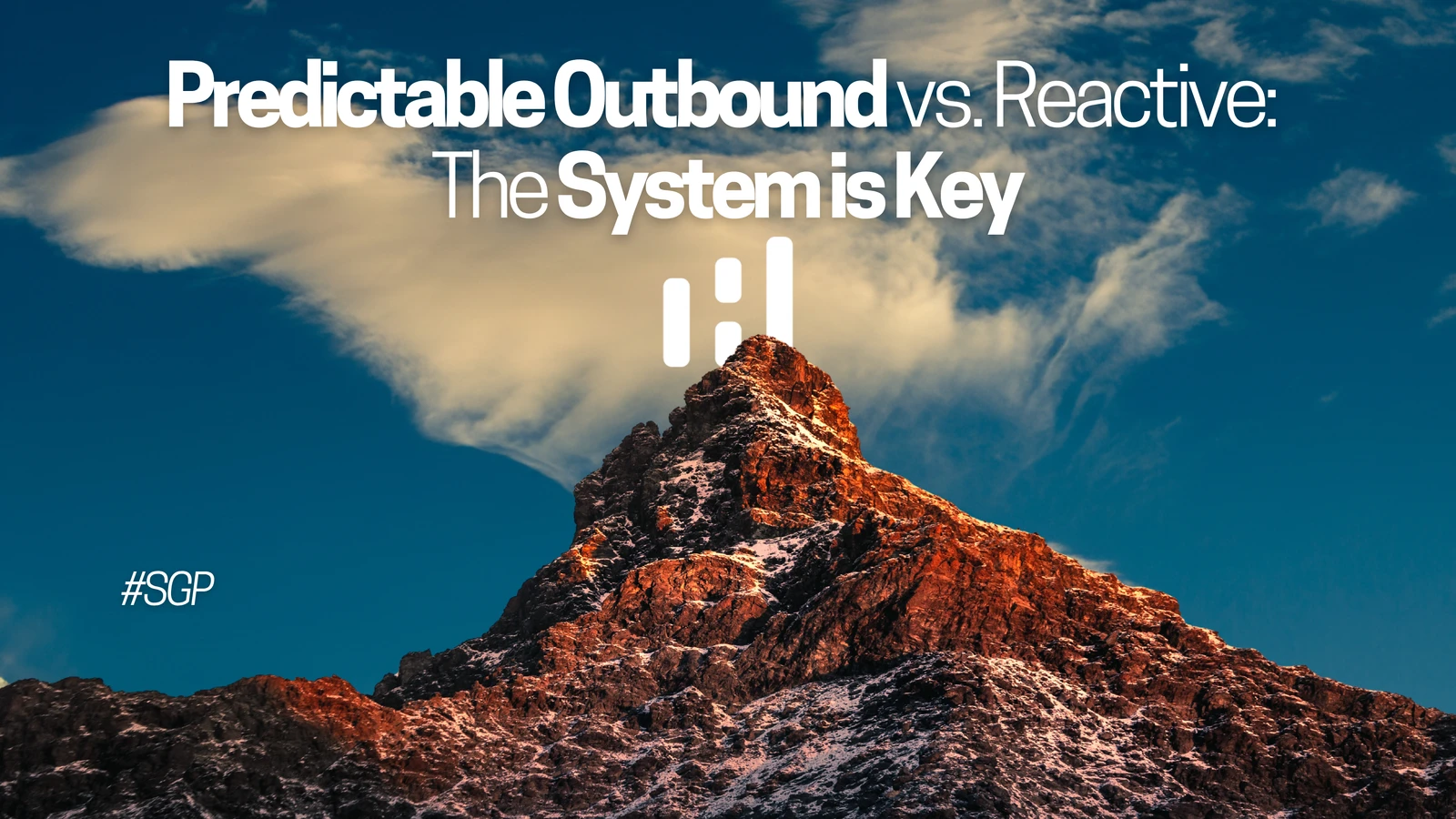 Predictable outbound vs. reactive outbound: the difference lies in the system, not in the salespeople