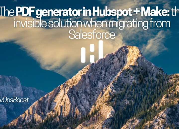 The PDF generator in Hubspot + Make: the invisible solution when migrating from Salesforce
